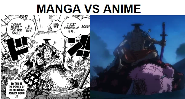 One Piece Manga vs Anime 
